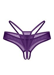 Stringi Obsessive Vibres Crotchless Thong S-3XL