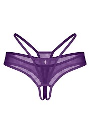 Stringi Obsessive Vibres Crotchless Thong S-3XL
