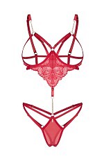 Body Obsessive Matildea Cupless & Crotchless Teddy S-XL