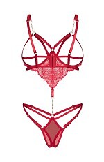 Body Obsessive Matildea Cupless & Crotchless Teddy S-XL