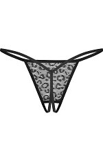 Stringi Obsessive Bianca crotchless Thong 2-Pack A'2 S-3XL