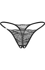 Stringi Obsessive Bianca crotchless Thong 2-Pack A'2 S-3XL