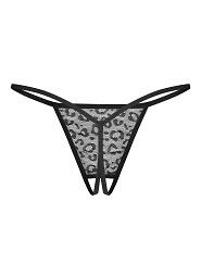 Stringi Obsessive Bianca crotchless Thong 2-Pack A'2 S-3XL