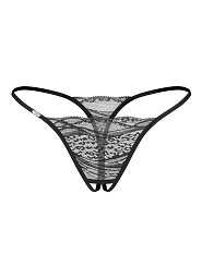Stringi Obsessive Bianca crotchless Thong 2-Pack A'2 S-3XL