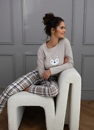 Piżama Sensis Tinsley dł/r S-XL