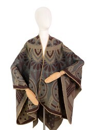 Poncho Art Of Polo 23447 Paisley Winter
