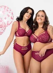 Figi Gorsenia B 006 Dayana Brazyliany Różowy S-2XL