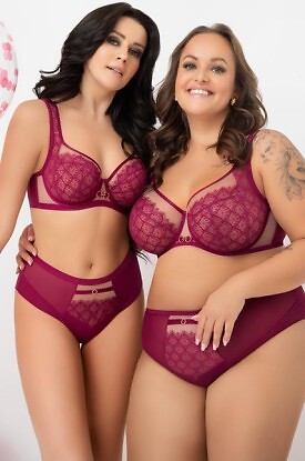 Figi Gorsenia B 006 Dayana Brazyliany Różowy S-2XL - zdjęcie 2