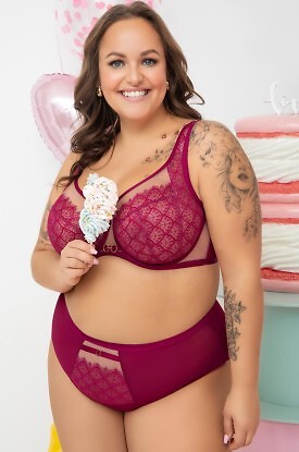 Figi Gorsenia F 006 Dayana Różowy M-4XL