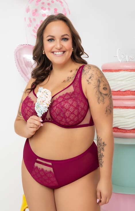 Figi Gorsenia F 006 Dayana Różowy M-4XL