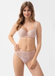 Biustonosz balkonetka Gorsenia G009 Daria Beżowy