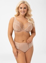 Biustonosz Soft Gorsenia G018 Luisse Almond