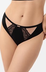 Stringi Gorsenia S003 Joy Czarny S-2XL