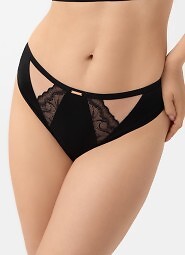 Stringi Gorsenia S003 Joy Czarny S-2XL