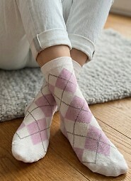 Skarpety Milena 0200-195 Romby Vintage 37-41