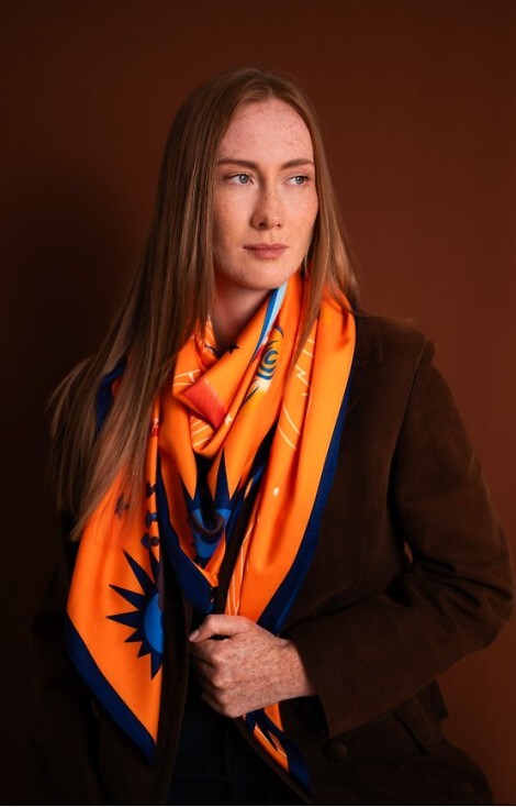 Apaszka Art Of Polo 25235 Satin Universe