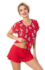 Piżama Donna Bear Short kr/r S-2XL