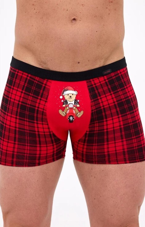 Bokserki Cornette 007/78 Teddy Rider Christmas S-2XL