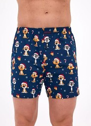 Bokserki Cornette 016/20 Dogs Christmas 3-5XL