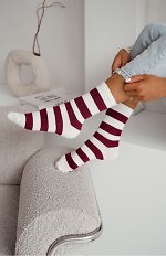 Skarpety Milena 0200-194 Szerokie Paski 37-41