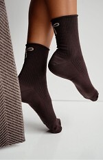 Skarpety Milena 0200-193 Prążek z Kokardką 37-41