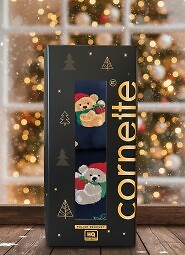 Komplet Cornette 914/02 Świąteczny Teddy M-2XL