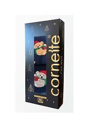Komplet Cornette 914/02 Świąteczny Teddy M-2XL