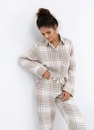 Piżama Sensis Adalyn dł/r S-XL rozpinana