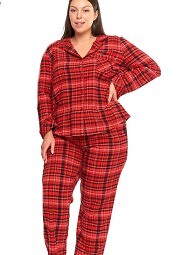 Piżama Moraj PDD7200-002 dł/r 2XL-3XL rozpinana
