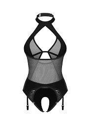 Body Obsessive Dominna Crotchless Teddy S-XL