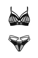 Komplet Obsessive Dominna Bra & Thong S-3XL