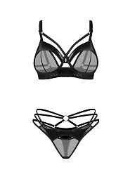 Komplet Obsessive Dominna Bra & Thong S-3XL