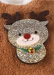 Kapcie Moraj CDC1000-037 Świąteczne 35-41