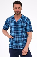 Piżama Cornette 318/58 kr/r S-2XL męska rozpinana