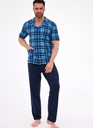 Piżama Cornette 318/58 kr/r S-2XL męska rozpinana