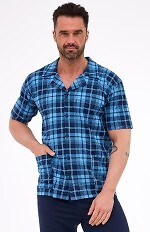  Piżama Cornette 318/58 kr/r 3-5XL męska rozpinana