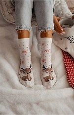 Skarpety Milena 1283-036 Mała Reniferka 37-41