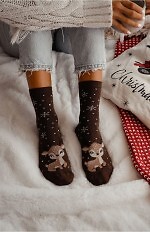 Skarpety Milena 1283-036 Mała Reniferka 37-41