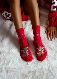 Skarpety Milena 1283-036 Mała Reniferka 37-41