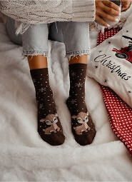 Skarpety Milena 1283-036 Mała Reniferka 37-41