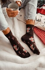 Skarpety Milena 1283-037 Kotek 37-41