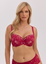 Biustonosz semi soft Gaia BS 1372 Mary Bordowy