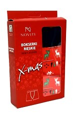 Bokserki Noviti BB011 X-Mas M-2XL