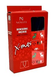 Bokserki Noviti BB011 X-Mas M-2XL