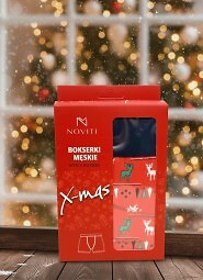 Bokserki Noviti BB011 X-Mas M-2XL