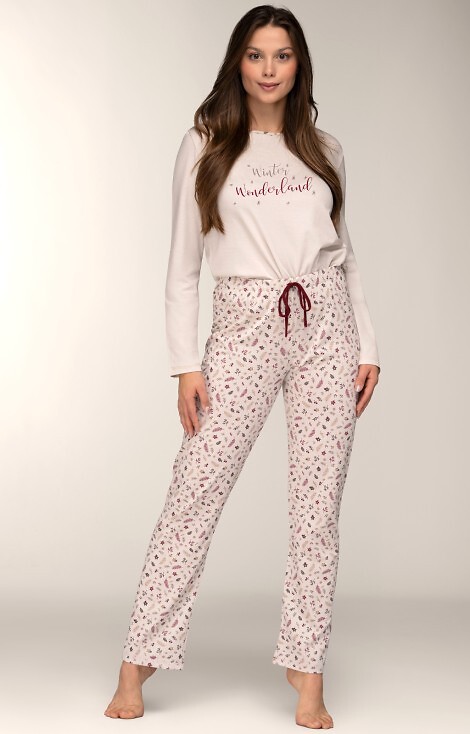 Piżama Mademoiselle Sommeil CC0139 Winter Wonderland dł/r S-XL