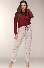 Piżama Mademoiselle Sommeil CC0141 Winter Bloom dł/r S-XL
