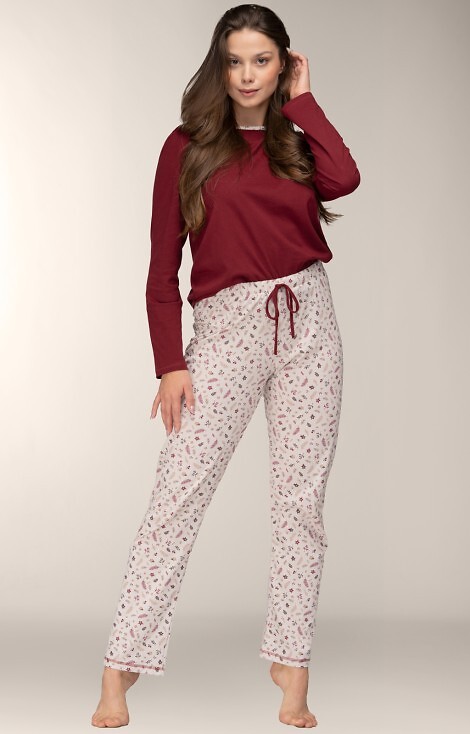 Piżama Mademoiselle Sommeil CC0141 Winter Bloom dł/r S-XL
