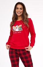 Piżama Cornette 671/421  Winter dł/r Christmas 3XL-5XL damska