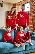 Piżama Cornette 671/421  Winter dł/r Christmas 3XL-5XL damska